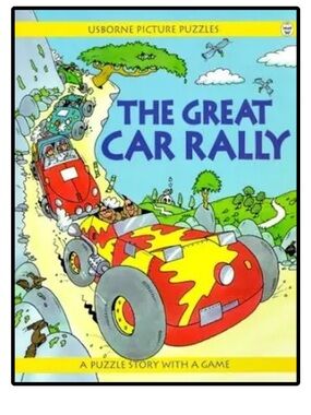 BUNDLE & SAVE🎉 Usborne 'The Great Car Rally' A Puzzle Story with a Game